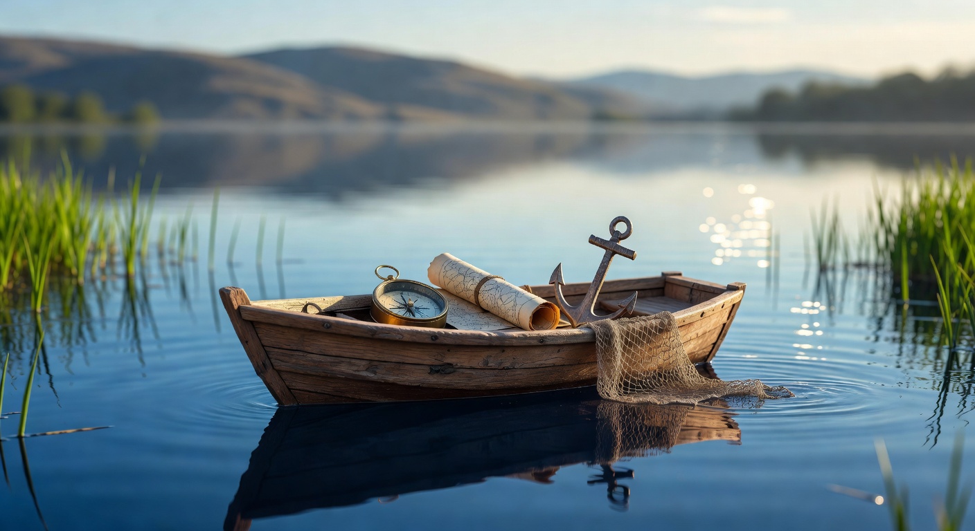 Metaphorical boat representing affordable content marketing plans for startups