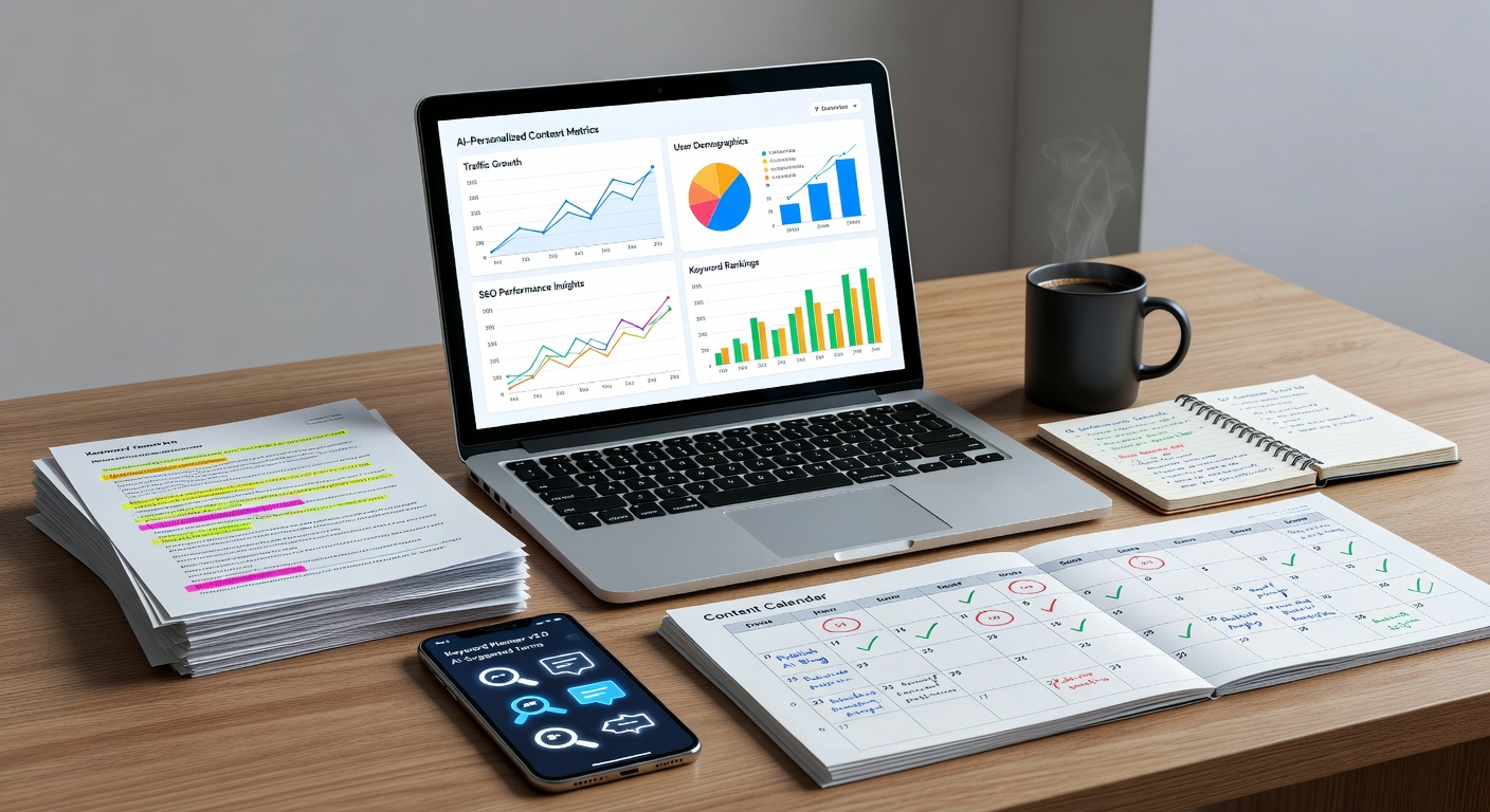 AI content personalization for SEO with analytics and planning tools