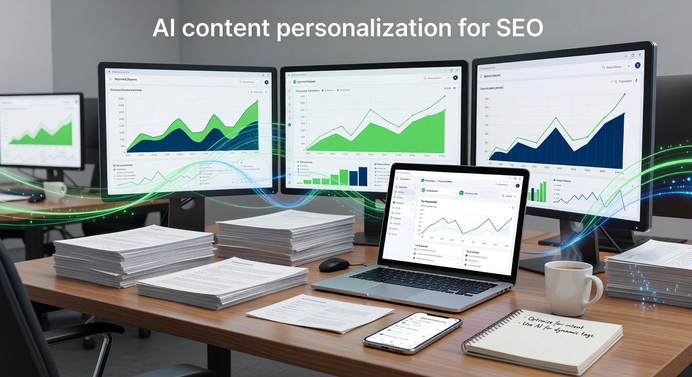 Hero image for AI content personalization for SEO