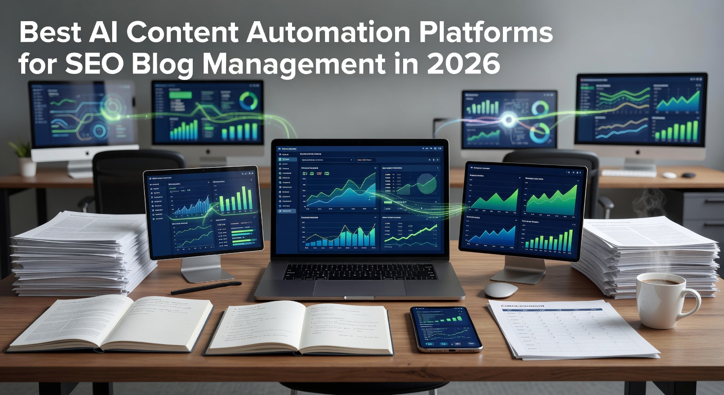 Hero image for Best AI Content Automation Platforms for SEO Blog Management in 2026