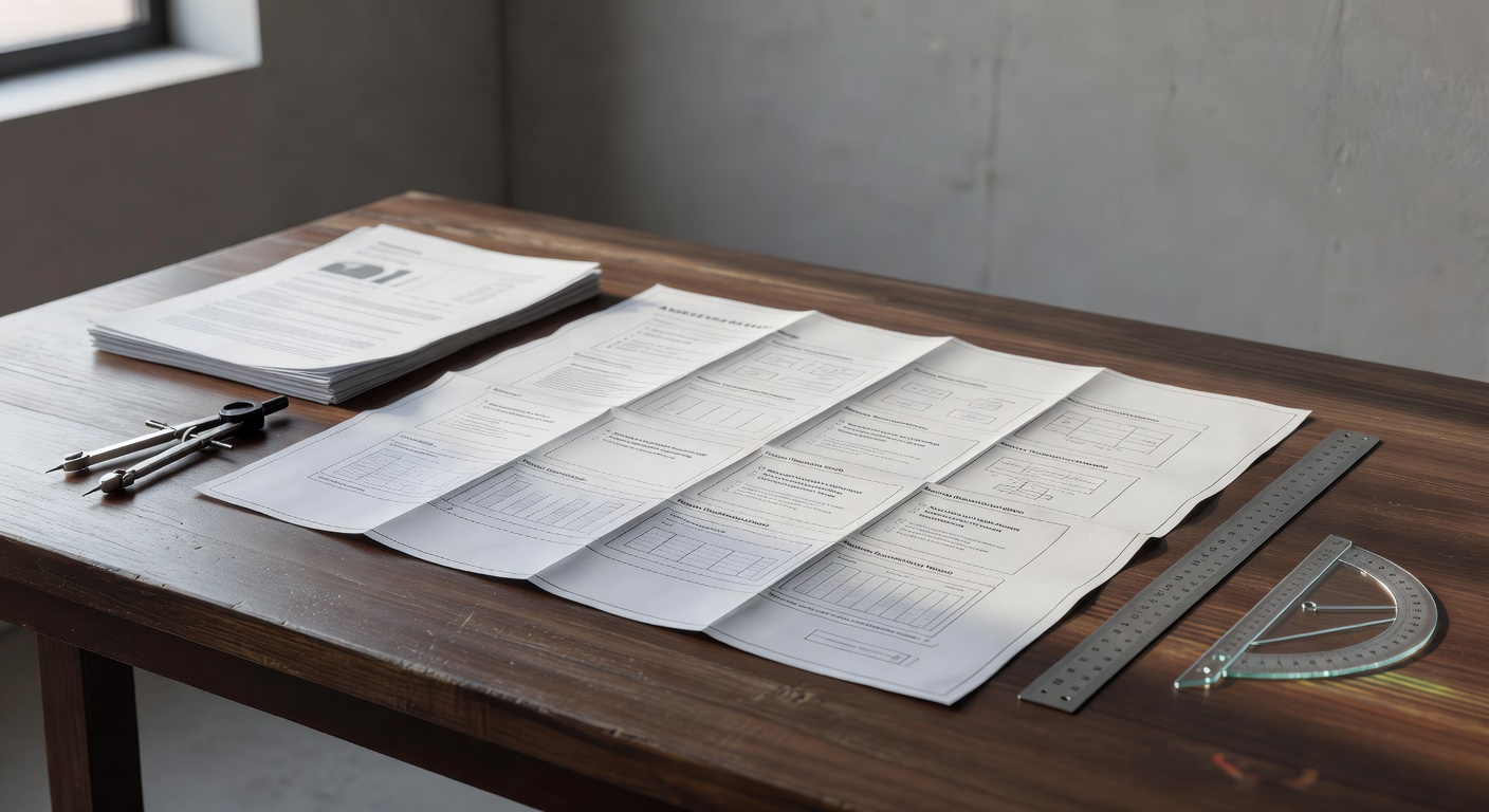Architect’s drafting table metaphor for AI content platforms checklist for SEO agencies