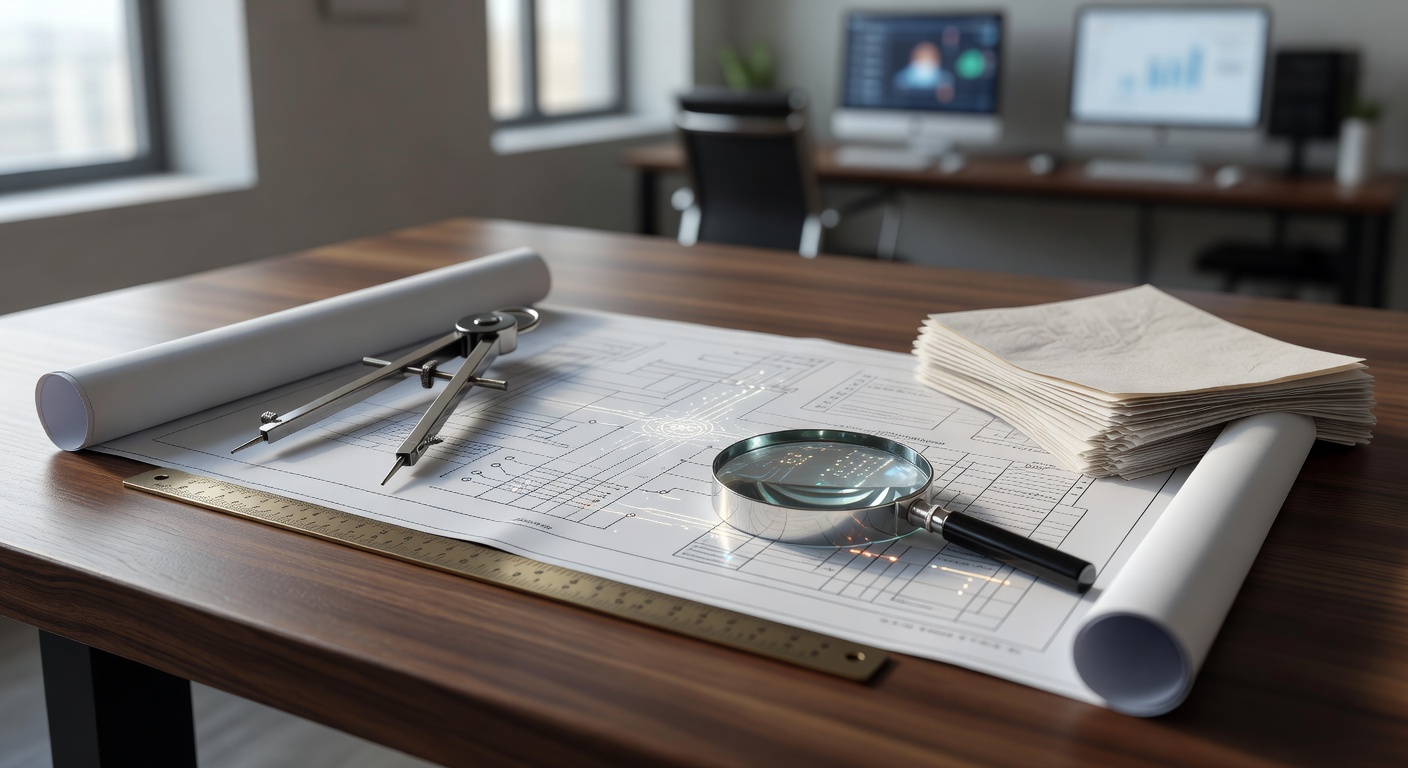 AI implementation checklist for SEO content teams 2026 blueprint metaphor illustration