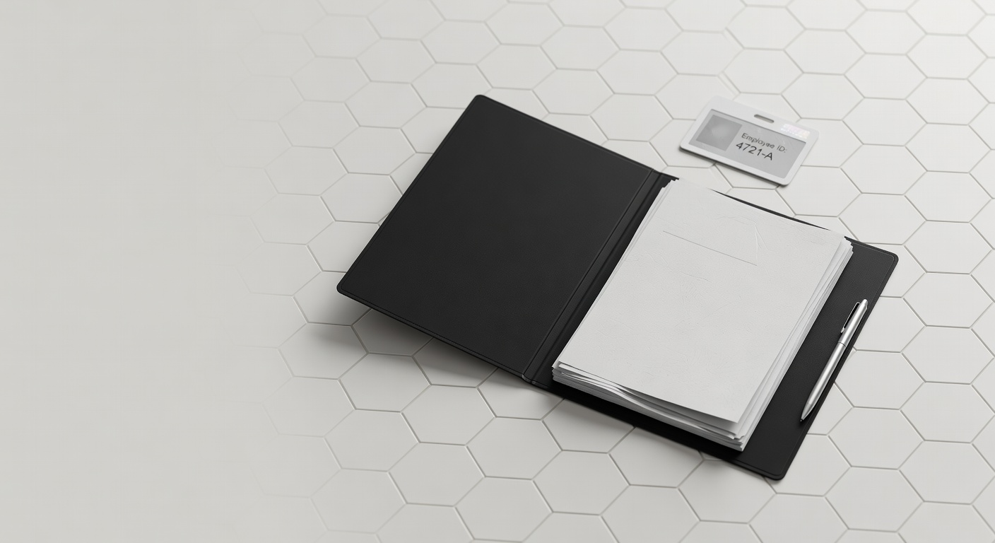 Isometric view of onboarding checklist tools for staffing agencies temporary workers on hexagonal tile grid