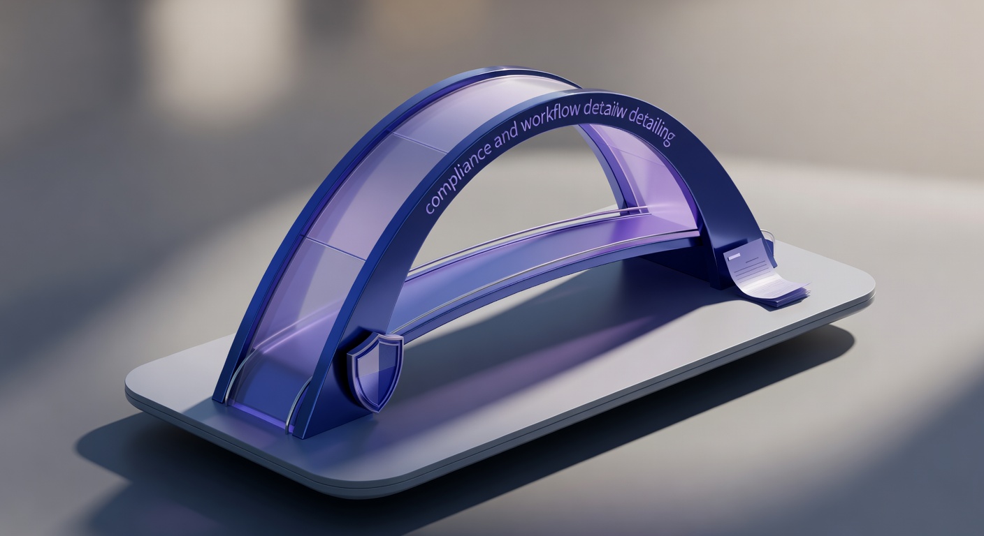 Isometric arch bridge for employee onboarding trends 2026 hero illustration