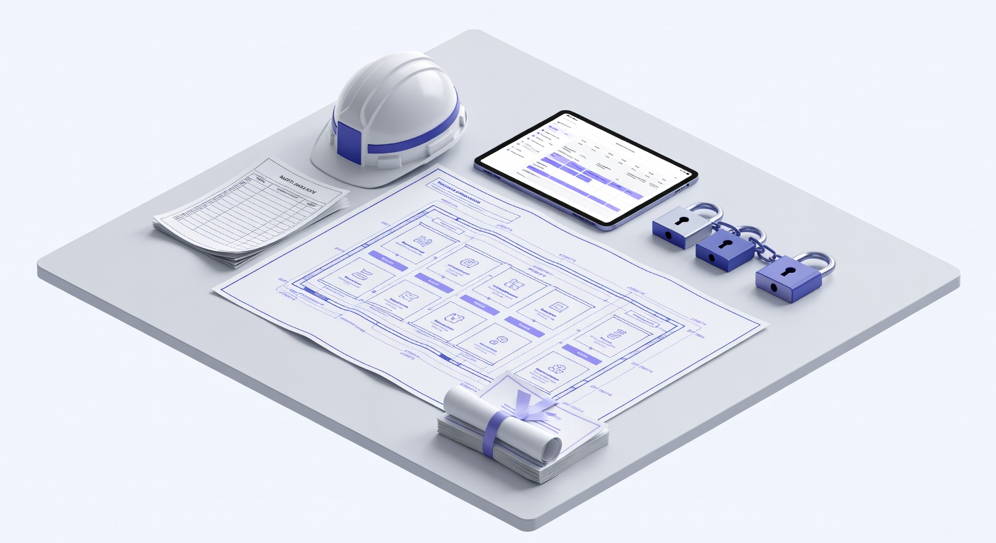 3D illustration of onboarding tools for how to onboard gig workers