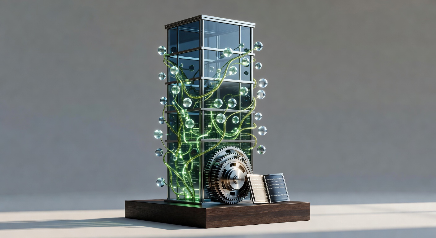 AI content automation ROI 2026 depicted as futuristic control tower illustration