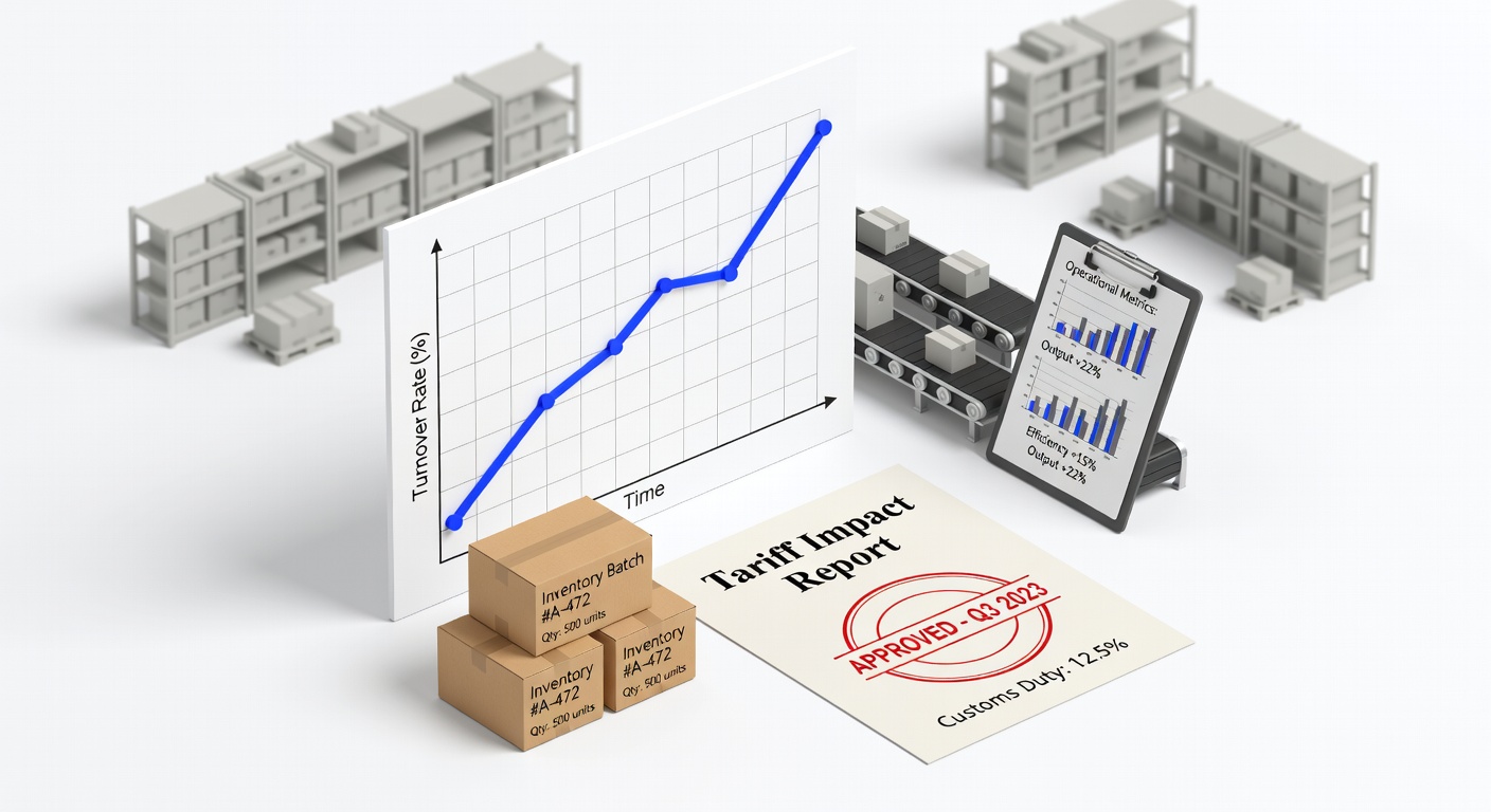Graph showing turnover rates in Ontario manufacturing