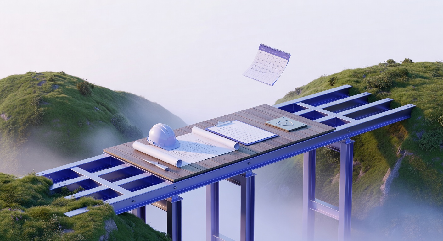Bridge metaphor illustrating post onboarding employee retention strategies.