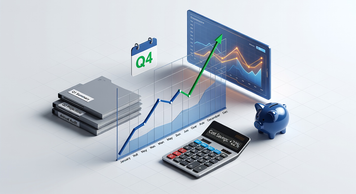 Chart showing demand forecasting trends in manufacturing