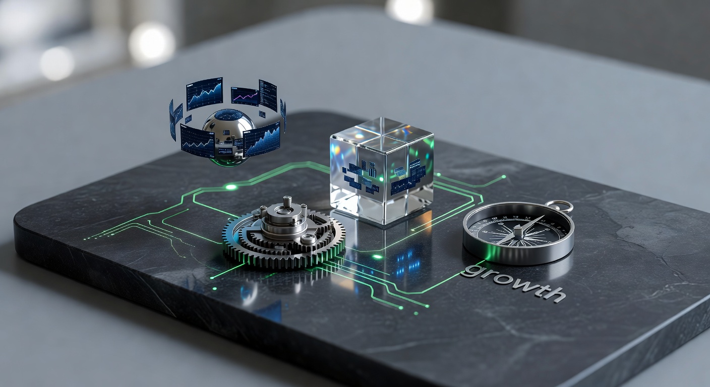AI tools for SEO content creation 2026 as futuristic control center illustration