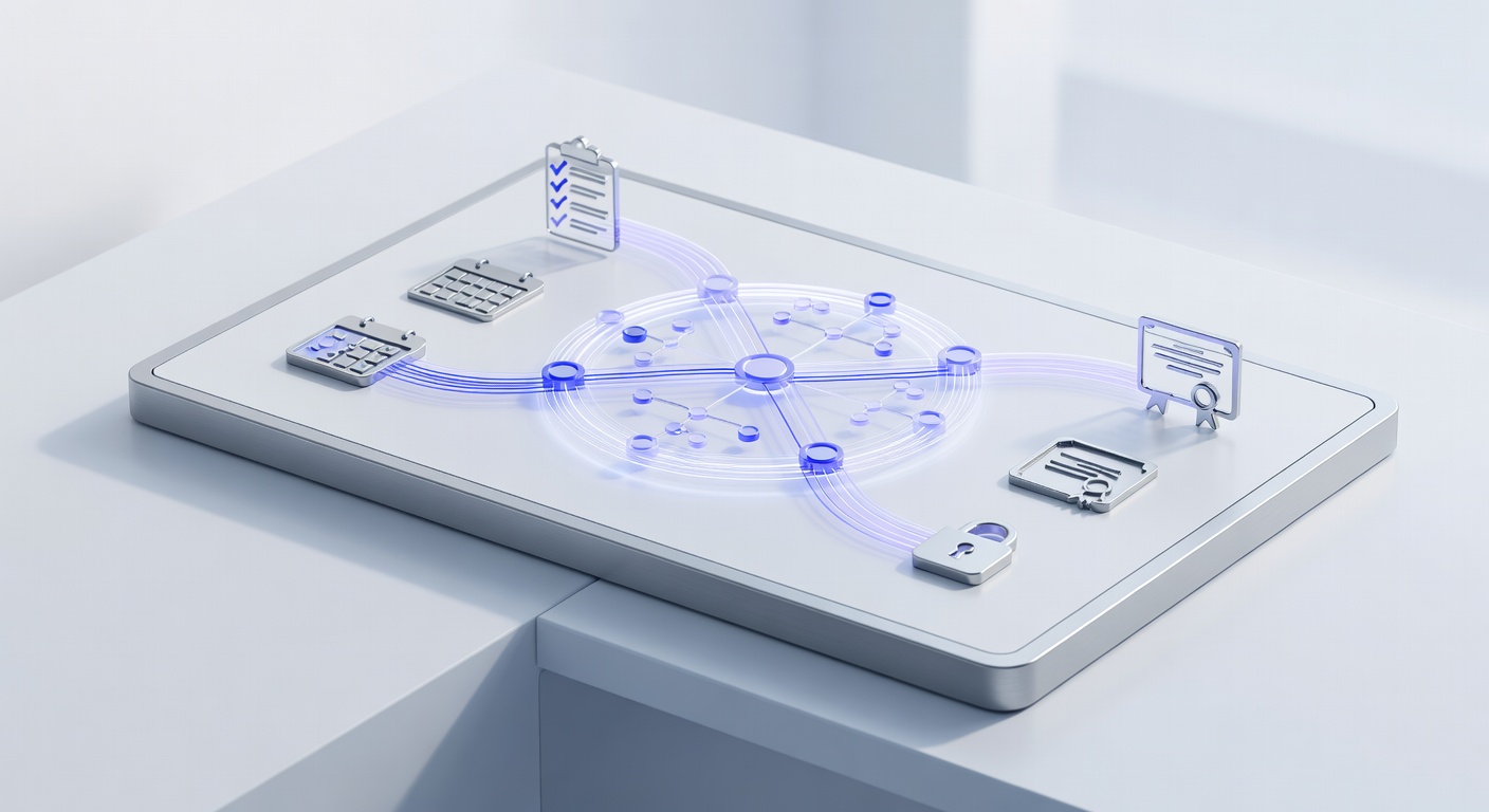 Illustration of best employee onboarding software for small businesses 2026 workflow tools