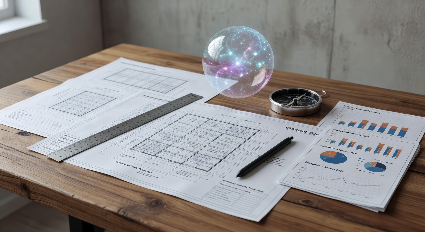 Architect's table metaphor for AI SEO strategies for content teams 2026
